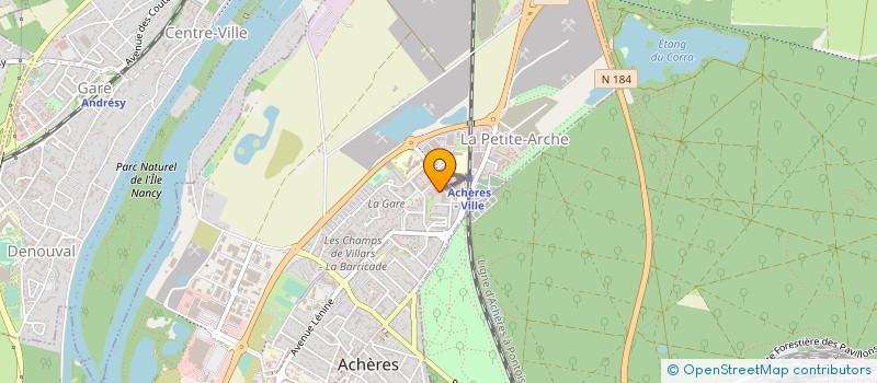 localisation de l'entreprise CIE SYSTECH & COM à ACHERES