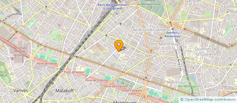 localisation de l'entreprise CIE THEATRE DE LA TRIBU  PARIS