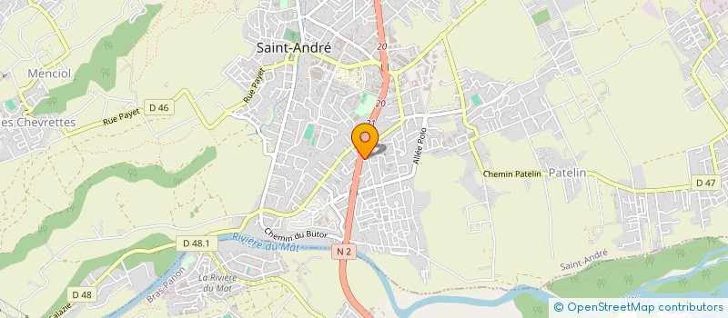 localisation de l'entreprise CIE TIMOUN PROD à SAINT-ANDRE