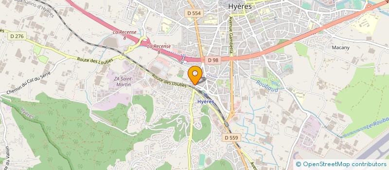 localisation de l'entreprise CIE TOCADES à LA GARDE