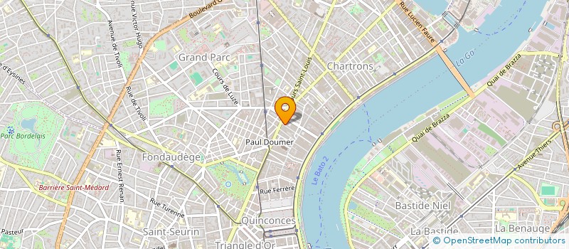 localisation de l'entreprise CIE TOUJOURS LA  BORDEAUX