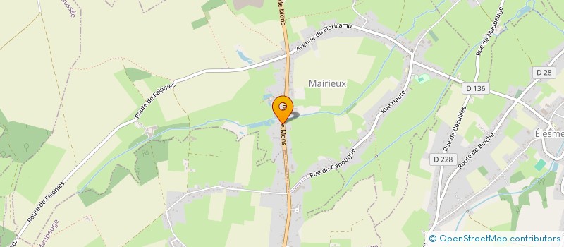 localisation de l'entreprise CIE TRANSPORT EXPORT DU NORD  BETTIGNIES