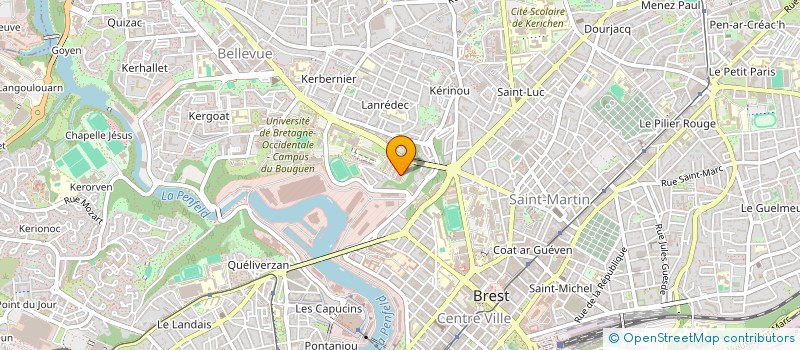localisation de l'entreprise CIE UBO à BREST