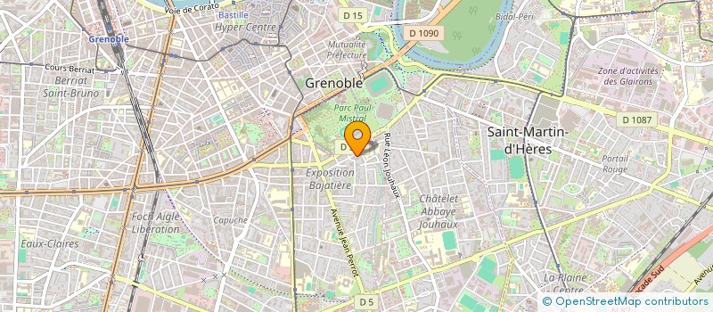 localisation de l'entreprise CIE VENT DU LARGE  GRENOBLE