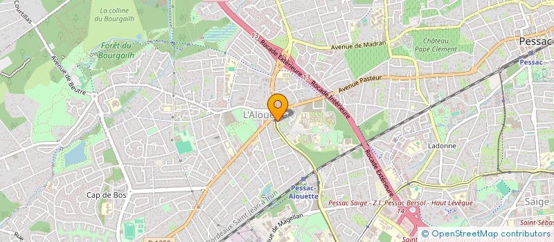 localisation de l'entreprise CIE VILLAS ET DEMEURES FRANCE AQUITAINE  PESSAC