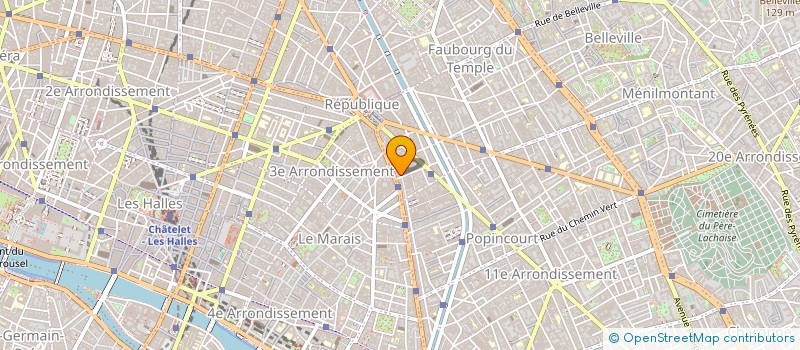 localisation de l'entreprise CIECIF CENTRE INFORMATION ENERGIE CONFORT ILE DE FRANCE  PARIS