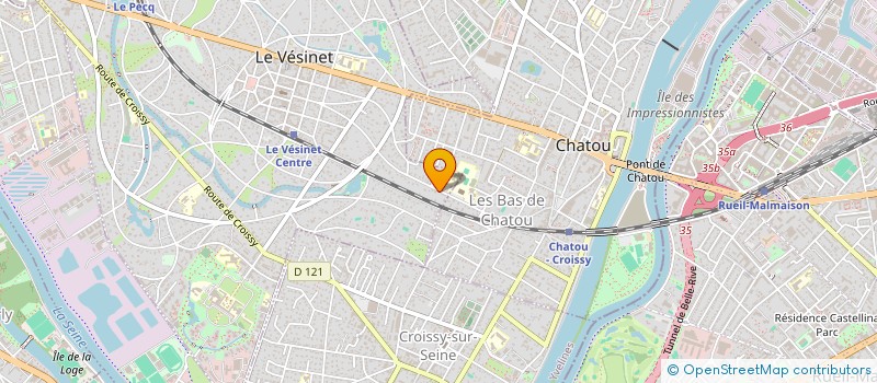 localisation de l'entreprise CIECOM  LE VESINET