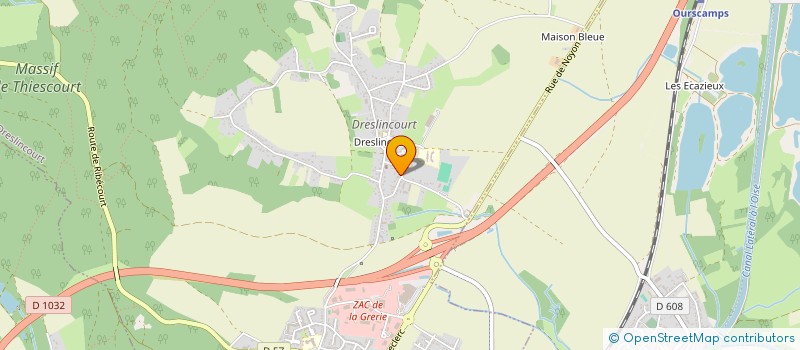 localisation de l'entreprise CIED  RIBECOURT-DRESLINCOURT