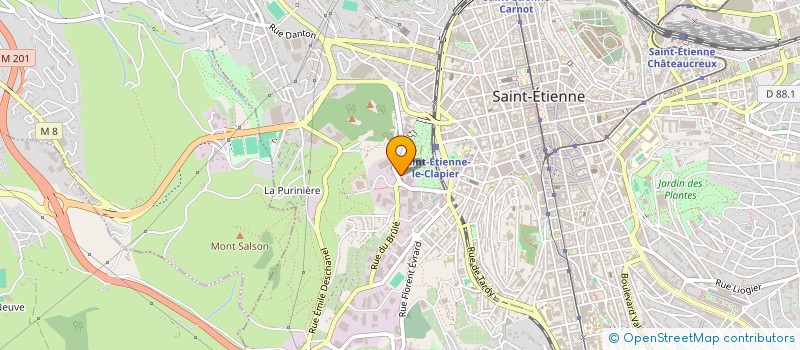 localisation de l'entreprise CIEDIL LOIRE à SAINT-ETIENNE