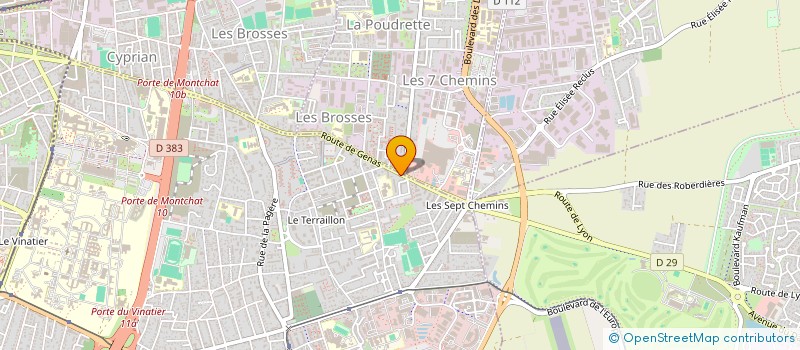 localisation de l'entreprise CIEL à BRON