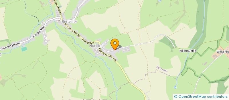 localisation de l'entreprise CIEL  BETTVILLER