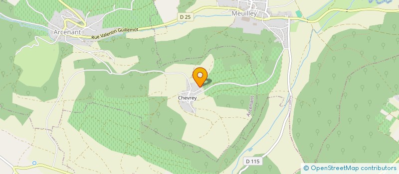 localisation de l'entreprise CIEL  ARCENANT