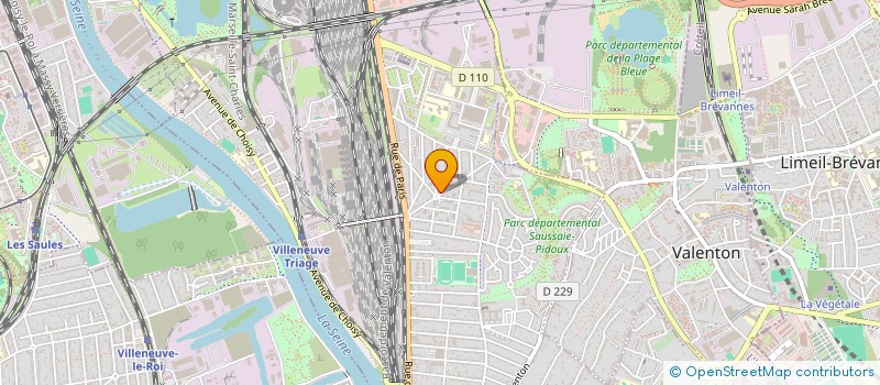 localisation de l'entreprise CIEL & AMOUR  VILLENEUVE-SAINT-GEORGES