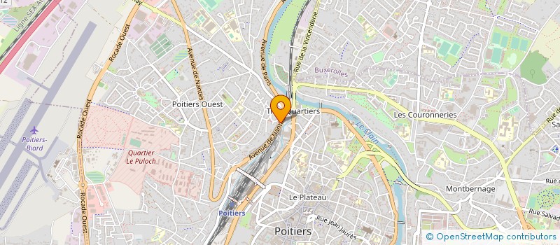 localisation de l'entreprise CIEL ATLANTIQUE à POITIERS