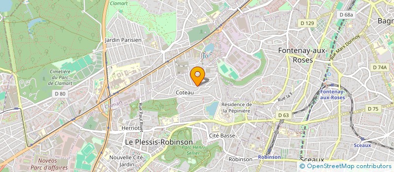 localisation de l'entreprise CIEL AU PLESSIS à LE PLESSIS-ROBINSON