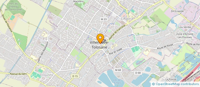 localisation de l'entreprise CIEL - AVENTURE à VILLENEUVE-TOLOSANE