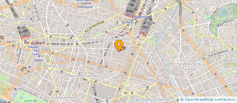 localisation de l'entreprise CIEL BLEU MER CALME  PARIS