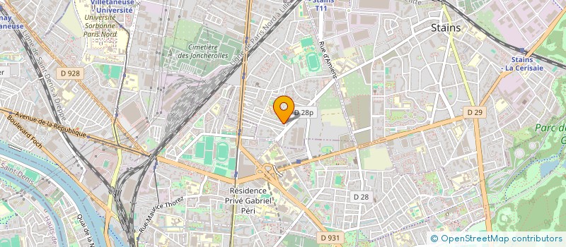 localisation de l'entreprise CIEL CCK à PIERREFITTE-SUR-SEINE