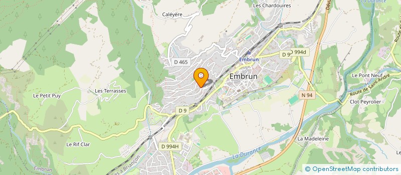 localisation de l'entreprise CIEL CONSTRUCTION  EMBRUN