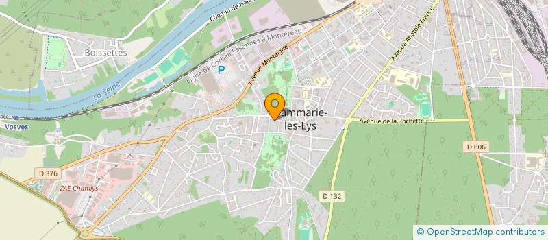 localisation de l'entreprise CIEL CONSTRUCTION ET TRAVAUX PUBLICS à DAMMARIE-LES-LYS