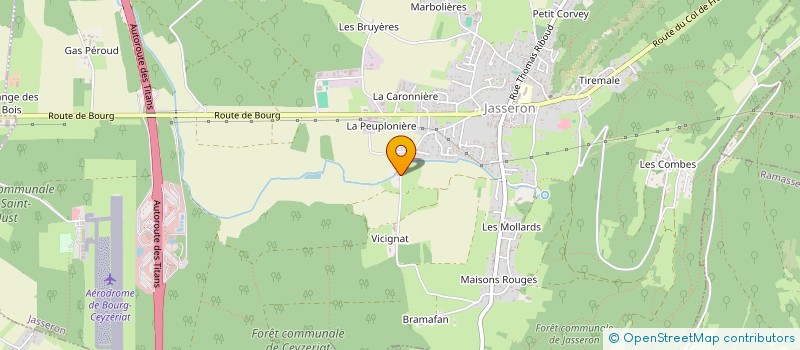 localisation de l'entreprise CIEL D ARBOIS  JASSERON