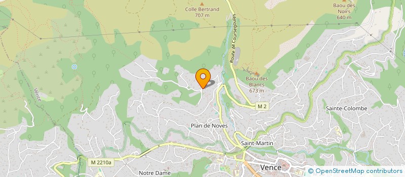 localisation de l'entreprise CIEL D'AZUR  VENCE