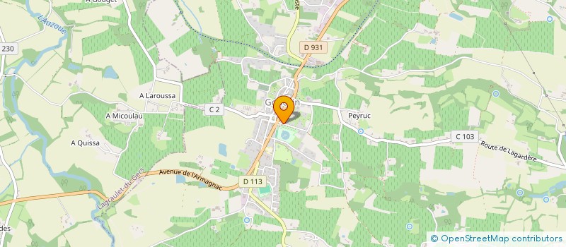 localisation de l'entreprise CIEL D'IMAGES  GONDRIN