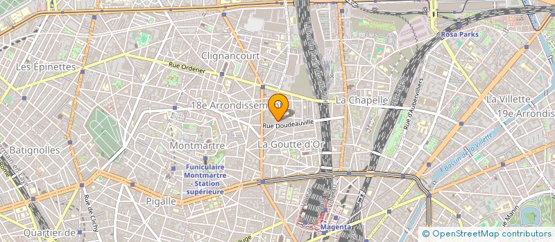 localisation de l'entreprise CIEL DE FRANCE PRODUCTIONS  PARIS