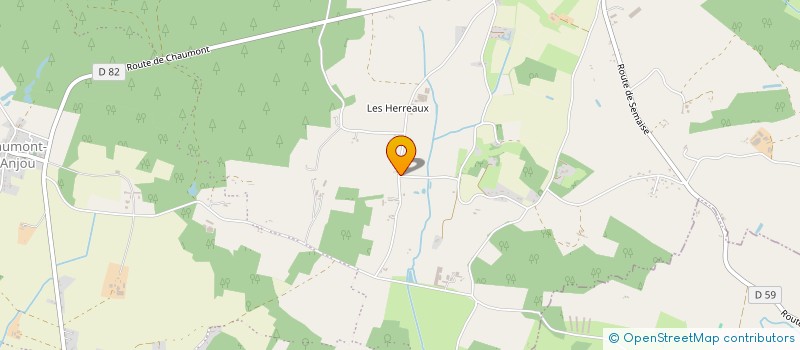 localisation de l'entreprise CIEL DE LOIRE  LOIRE-AUTHION