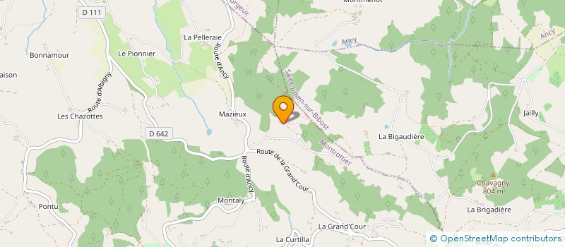 localisation de l'entreprise CIEL DI  MONTROTTIER