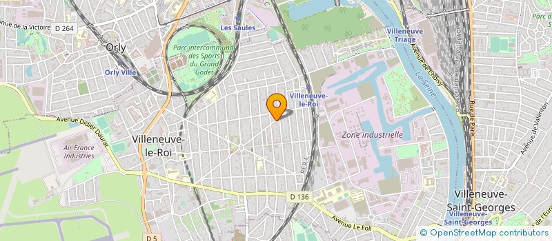 localisation de l'entreprise CIEL ETANCHE à VILLENEUVE-LE-ROI