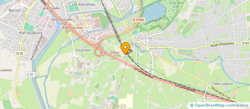 localisation de l'entreprise CIEL ETOILE DES ARENES  ARLES