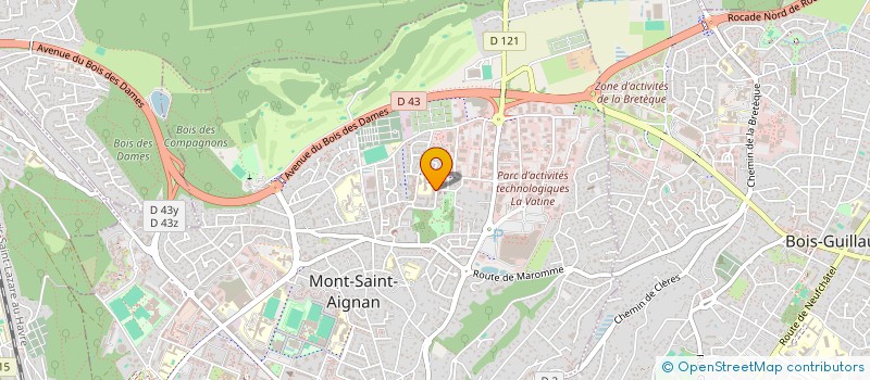 localisation de l'entreprise CIEL OUVERT  MONT-SAINT-AIGNAN