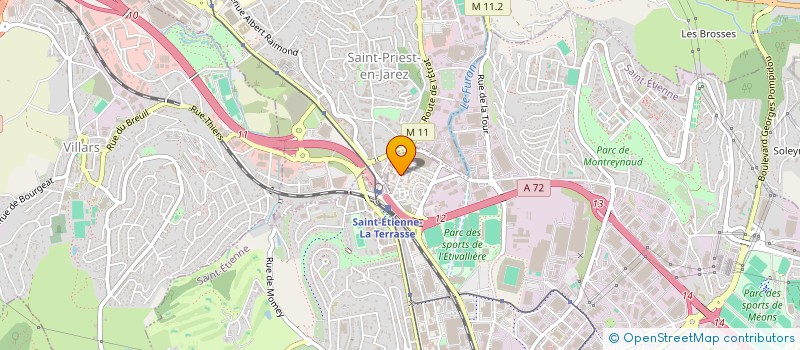 localisation de l'entreprise CIEL RENOV à SAINT-ETIENNE