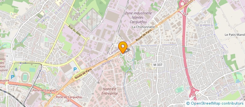 localisation de l'entreprise CIEL SERVICES à NANTES