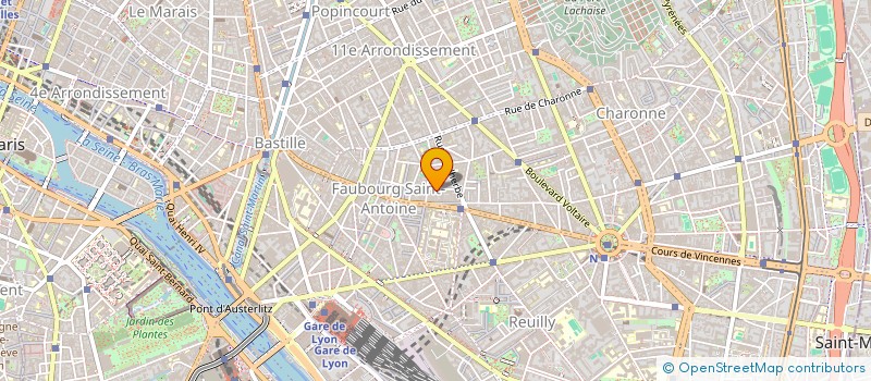 localisation de l'entreprise CIEL TELECOM à PARIS