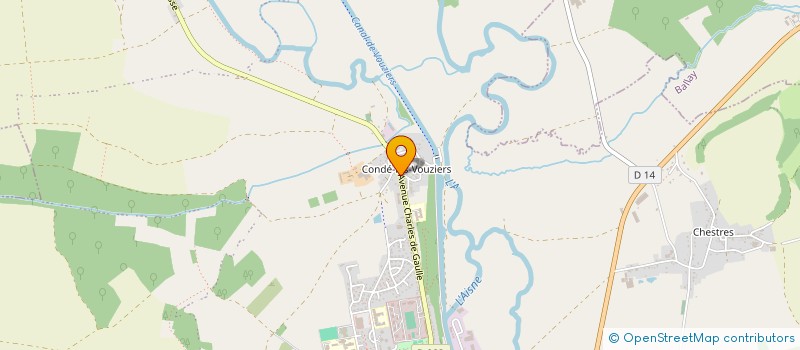 localisation de l'entreprise CIEL TERRRE  VOUZIERS