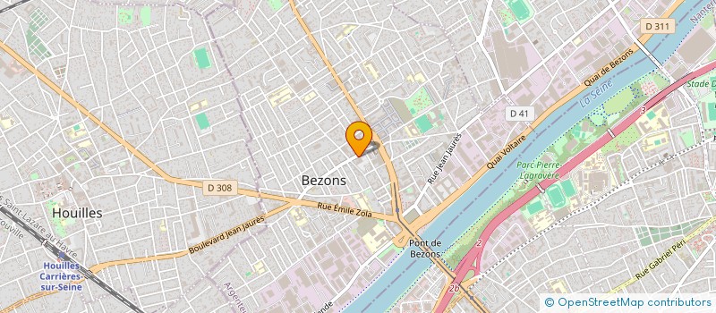 localisation de l'entreprise CIEL ZAB 2 à BEZONS