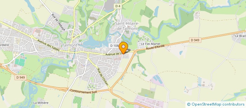 localisation de l'entreprise CIELA  TALMONT-SAINT-HILAIRE