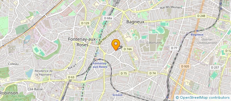 localisation de l'entreprise CIELA à FONTENAY-AUX-ROSES