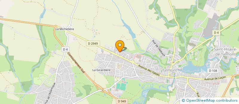 localisation de l'entreprise CIELA PARTICIPATION  TALMONT-SAINT-HILAIRE