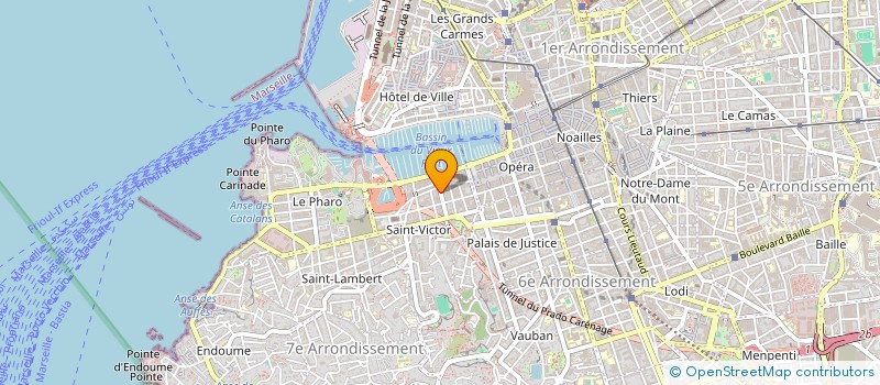 localisation de l'entreprise CIELATINO à MARSEILLE