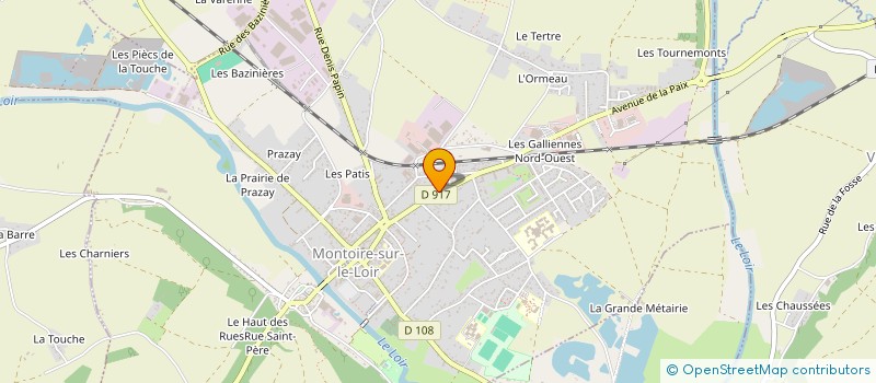 localisation de l'entreprise CIELBLEU  MONTOIRE-SUR-LE-LOIR