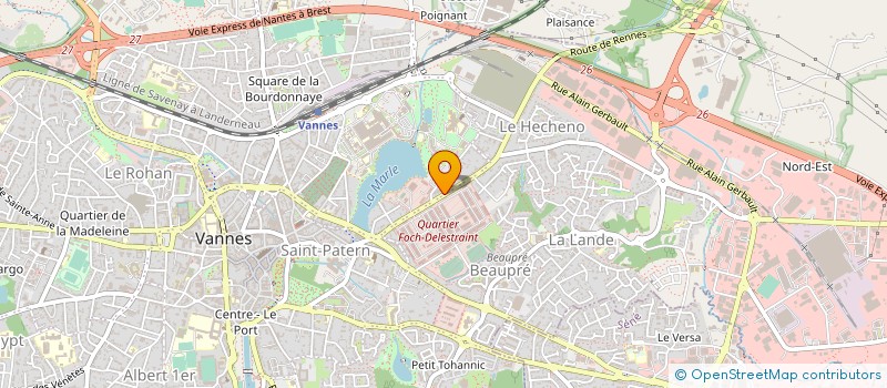 localisation de l'entreprise CIELEOS ENERGIE à VANNES