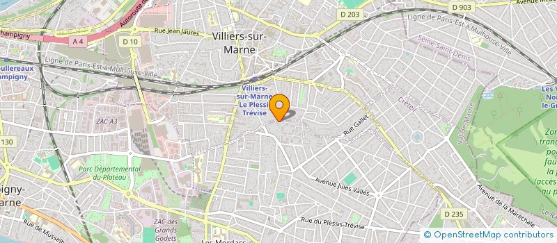 localisation de l'entreprise CIELLAS INVEST  CHAMPIGNY-SUR-MARNE