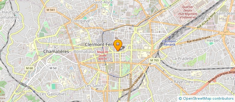 localisation de l'entreprise CIELOUETTE  CLERMONT-FERRAND