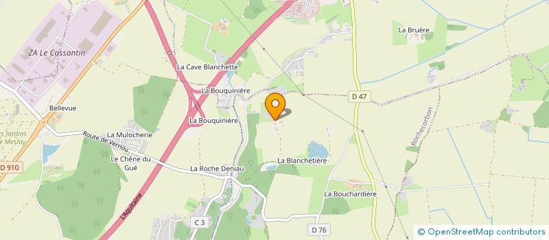 localisation de l'entreprise CIELS DE LOIRE à ROCHECORBON