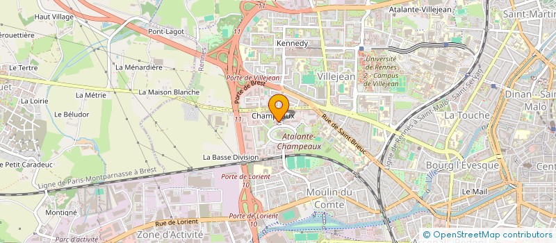 localisation de l'entreprise CIELS ET TERROIRS à RENNES