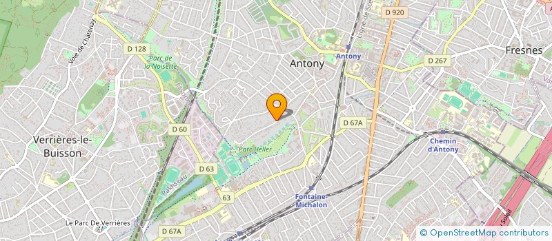 localisation de l'entreprise CIEMESE à ANTONY