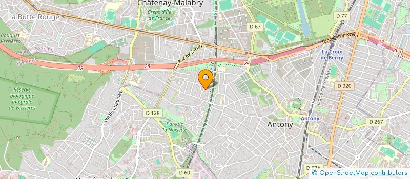 localisation de l'entreprise CIERA à ANTONY